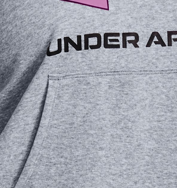 Under Armour Women's UA Rival Fleece Big Logo Foil Outline Hoodie