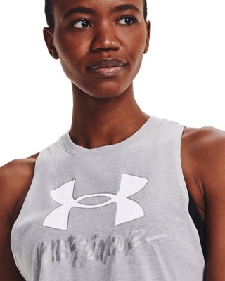 Women's UA Graphic Muscle Tank image number 3