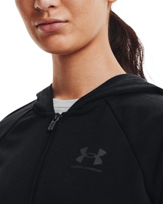 Under Armour Women's UA Rival Terry Full-Zip Hoodie. 4