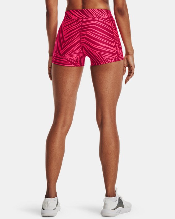 Under Armour Women's HeatGear® Mid-Rise Printed Shorty. 2