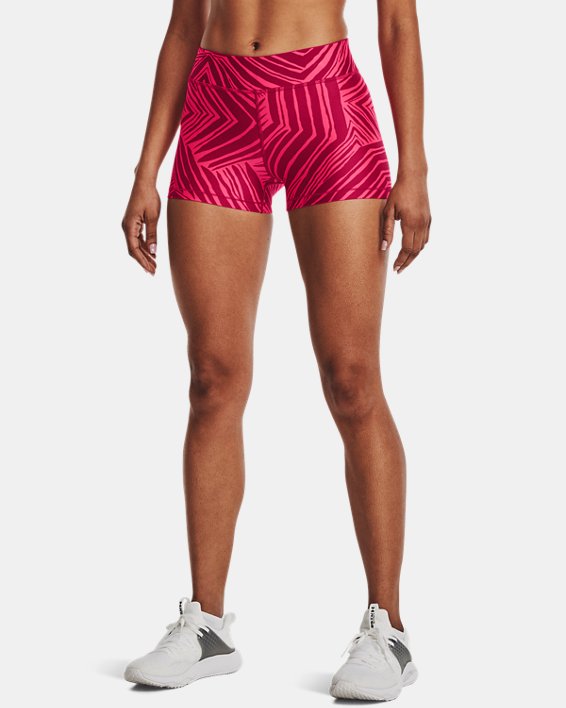Under Armour Women's HeatGear® Mid-Rise Printed Shorty. 1