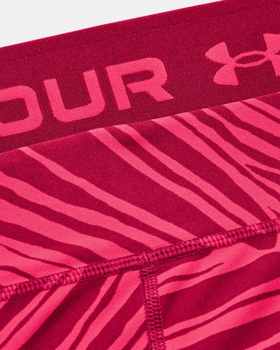 Under Armour Women's HeatGear® Mid-Rise Printed Shorty. 4