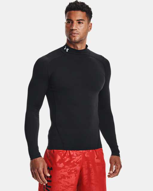 Haut à col montant et manches longues HeatGear® pour homme Haut à col montant et manches longues HeatGear® pour homme