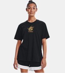 Women's Curry Big Bird Airplane Short Sleeve T-Shirt