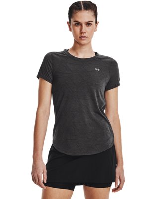 Playera UA Breeze 2.0 Trail para mujer, Gray, pdpMainDesktop image number 0