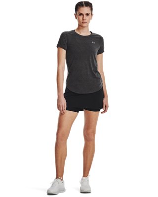 Playera UA Breeze 2.0 Trail para mujer, Gray, pdpMainDesktop image number 2