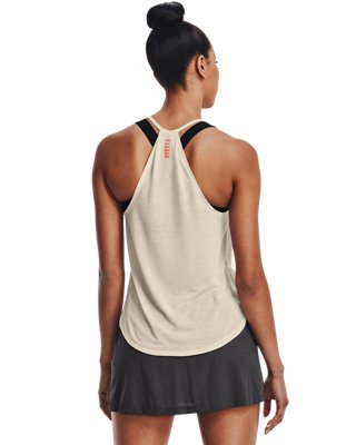 Camiseta de tirantes UA Breeze 2.0 Trail para mujer, Brown, pdpMainDesktop image number 1