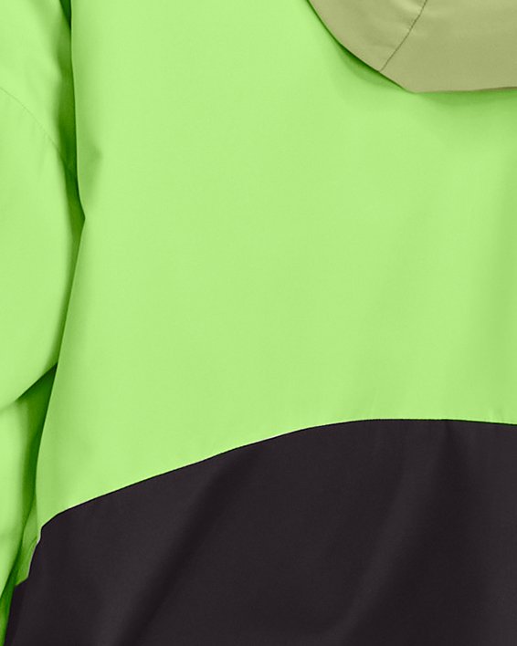Women's UA RUSH™ Woven Full-Zip Jacket, Green, pdpMainDesktop image number 1