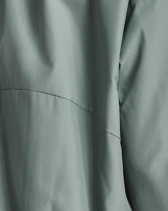 Women's UA RUSH™ Woven Full-Zip Jacket in Gray image number 1