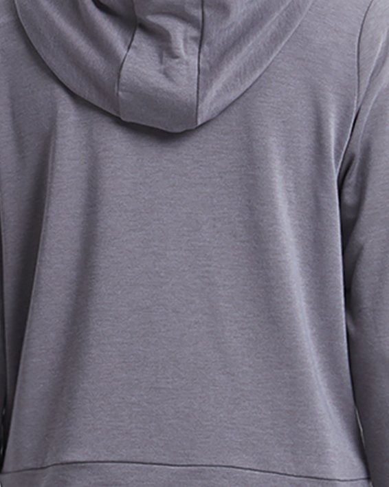 เสื้อฮู้ด UA Rival Terry Full-Zip สำหรับผู้หญิง in Gray image number 1