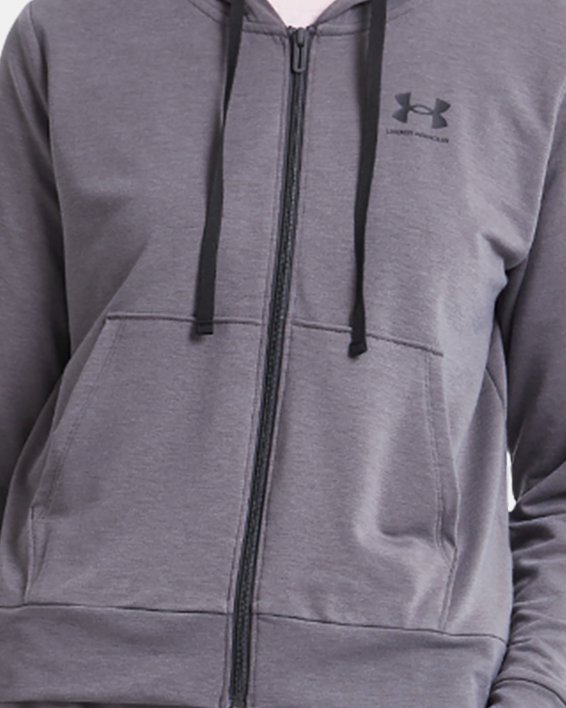 Rival Terry FZ Hoodie in Gray image number 0
