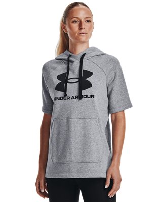 Women's UA Rival Fleece Short Sleeve Hoodie | Under Armour