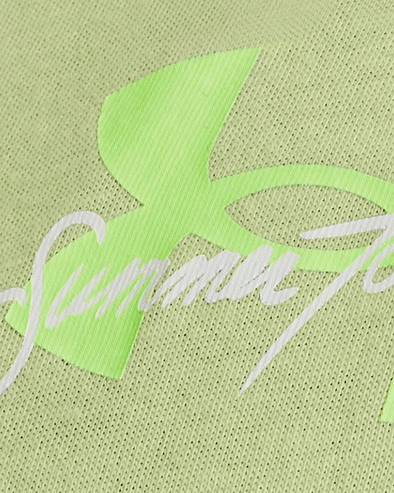 Women's UA Summer Graphic T-Shirt, Green, pdpMainDesktop image number 3