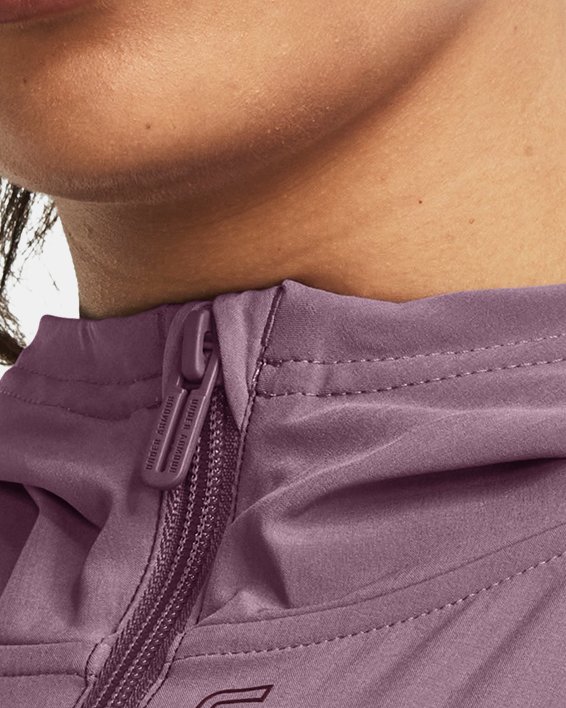 Veste entièrement zippée en mesh UA Woven pour femme