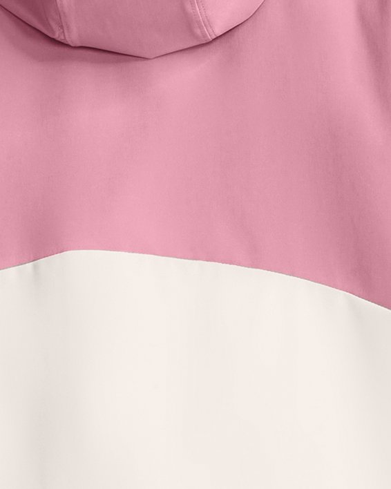 Chamarra UA Woven Full Zip para Mujer, Pink, pdpMainDesktop image number 1