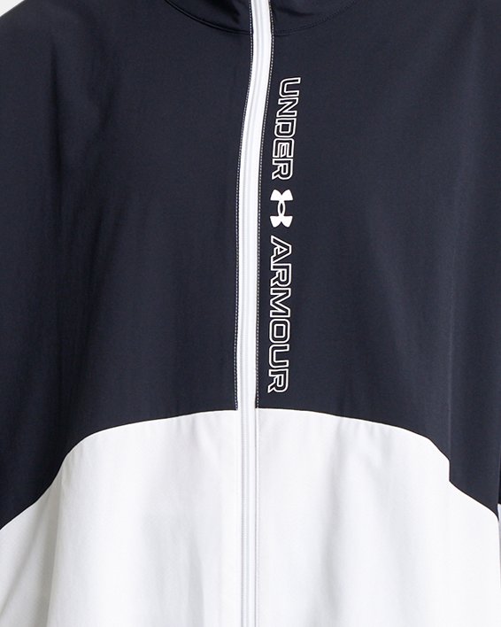 Women's UA Woven Oversized Full-Zip Jacket image number 0
