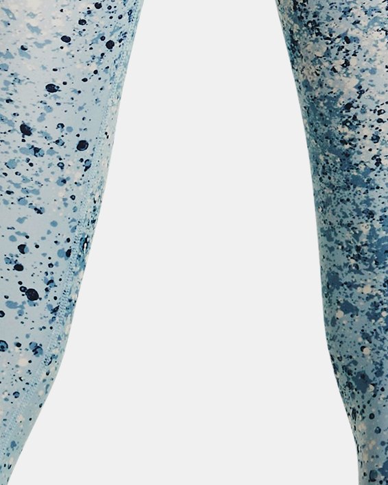 Damen Project Rock HeatGear® Ankle-Leggings mit rutschsicherem Bund, Blue, pdpMainDesktop image number 1