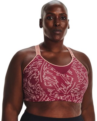 Women's UA Infinity High Printed Sports Bra image number 0