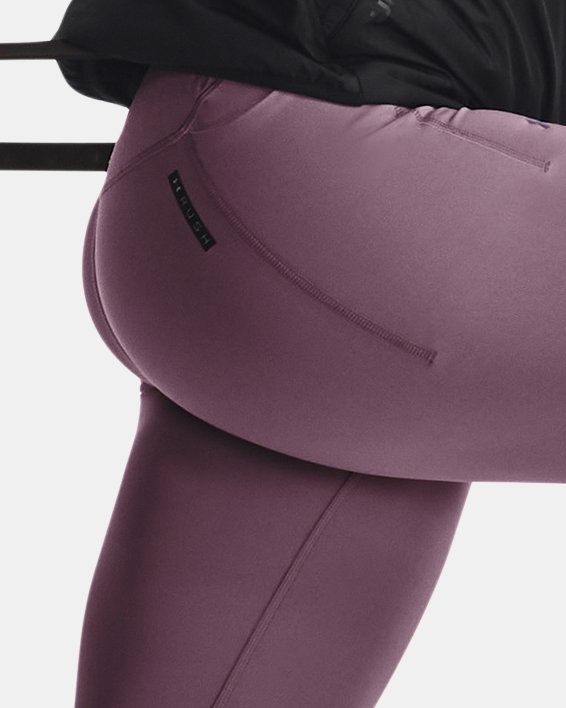 Under armor rush camo black and gray leggings: women's model tights