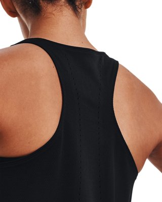 Playera sin Mangas UA Engineered Knit para Mujer, Black, pdpMainDesktop image number 3