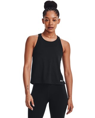 Playera sin Mangas UA Engineered Knit para Mujer, Black, pdpMainDesktop image number 0