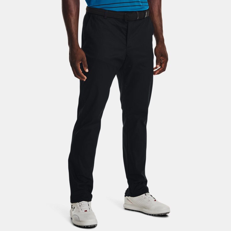 men's  under armour  chino tapered pants black / halo gray 36/32