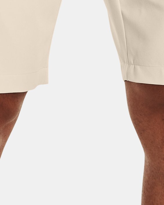 Men's UA Drive Tapered Shorts in White image number 0