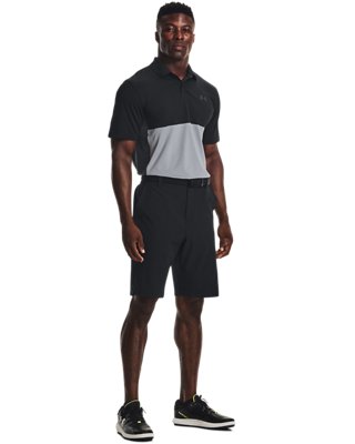 男士UA Performance Blocked Polo衫 image number 2