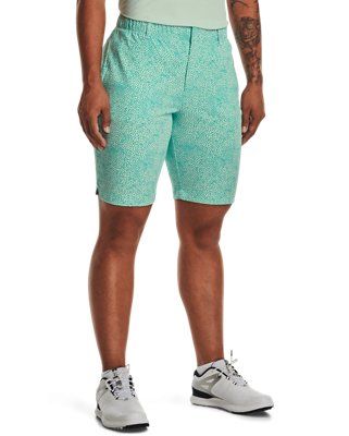 Damen Under Armour Links Shorts mit Druck Sea Mist / Neptune / Metallisch Silber 10