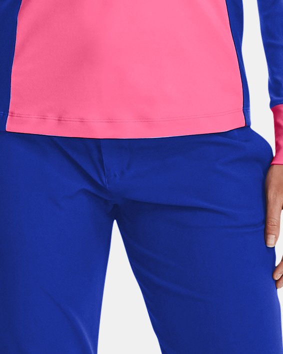 Damen UA Storm Midlayer mit ½-Zip, Pink, pdpMainDesktop image number 2