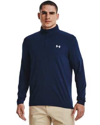 Herren Under Armour Playoff mit ¼-Zip Academy / Weiß L