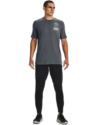 男士UA Outdoor Mountain Camo Lockup短袖T恤 image number 2