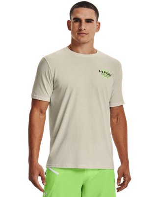 Men's UA Fish Bass Waterblur Short Sleeve, Brown, pdpMainDesktop image number 1