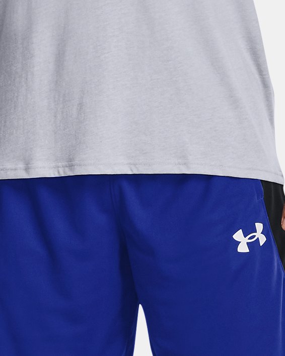 Men's UA Baseline 10" Shorts in Blue image number 2