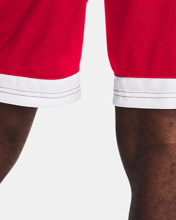 Men's UA Baseline 10" Shorts in Red image number 1