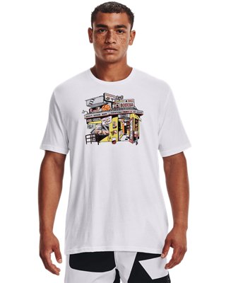 Men's UA Basketball Bodega Short Sleeve image number 0