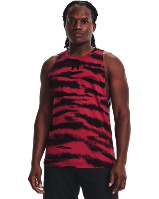 Herren UA Baseline Tanktop mit Aufdruck