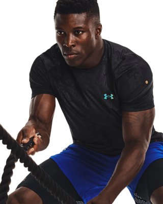 남성 UA RUSH&trade; 2.0 엠보스 반팔 image number 3
