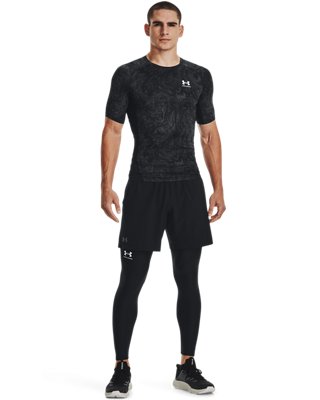 Men's HeatGear&reg; Compression Printed Short Sleeve image number 2