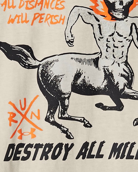 T-shirt UA Destroy All Miles da uomo, Brown, pdpMainDesktop image number 1