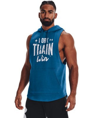 Men's UA Rival Fleece WTW Sleeveless Hoodie | Under Armour