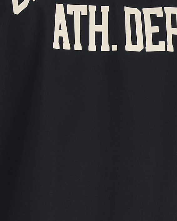 Men's UA Sportstyle Athletic Department Windbreaker Jacket, Black, pdpMainDesktop image number 1