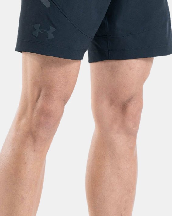 Men's UA Unstoppable Shorts in Black image number 0