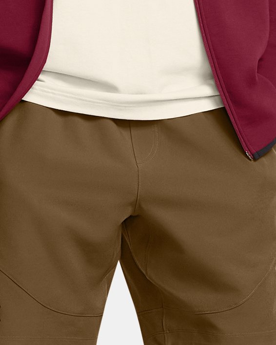 Men's UA Unstoppable Shorts, Brown, pdpMainDesktop image number 2