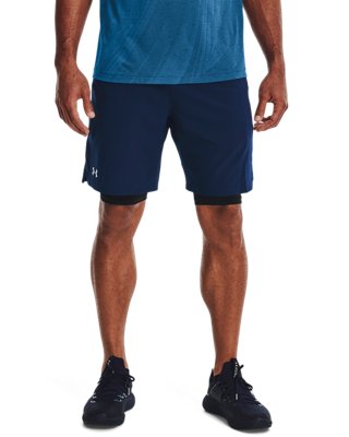 Herren Under Armour Vanish Woven Snap Shorts Academy / Mod Grau L