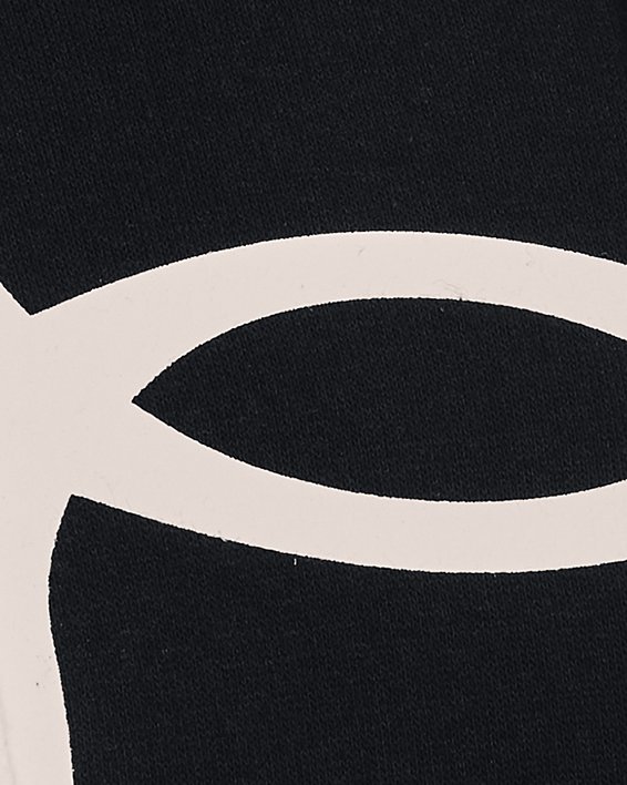 Men's UA Rival Terry Logo Hoodie, Black, pdpMainDesktop image number 3