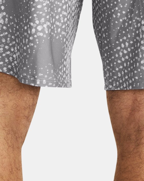 Under Armour Men's Train Stretch Printed Shorts - Gray, LG
