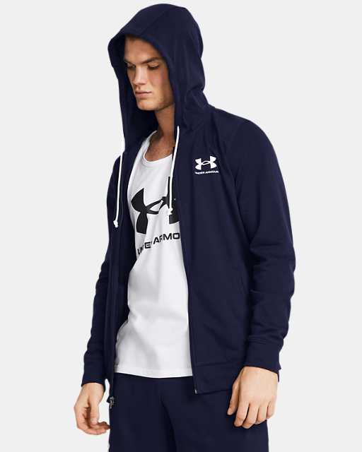 UA Rival Terry mit durchgehendem Zip für Herren UA Rival Terry mit durchgehendem Zip für Herren