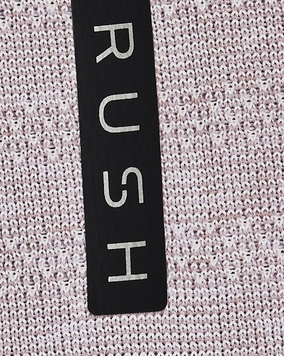 Men's UA RUSH™ Seamless GeoSport Short Sleeve, Brown, pdpMainDesktop image number 5