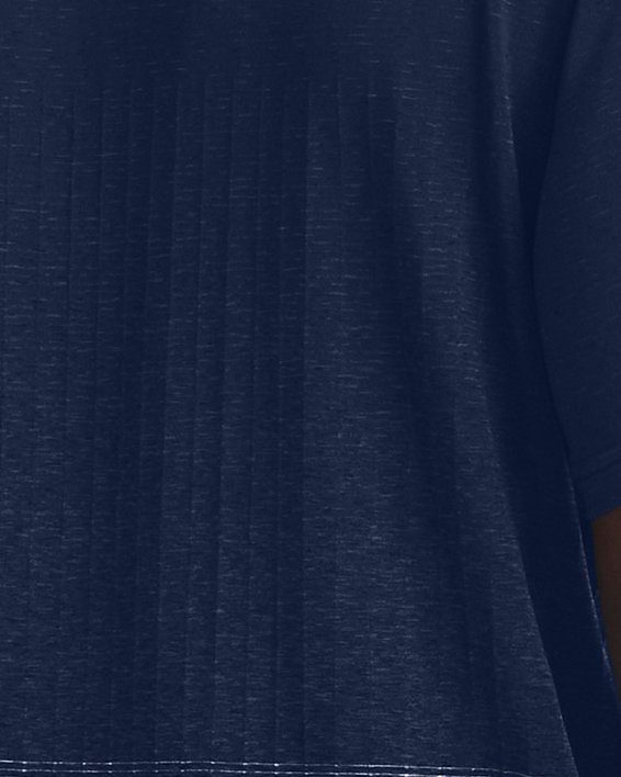 เสื้อแขนสั้น UA Seamless Lux สำหรับผู้ชาย in Blue image number 1